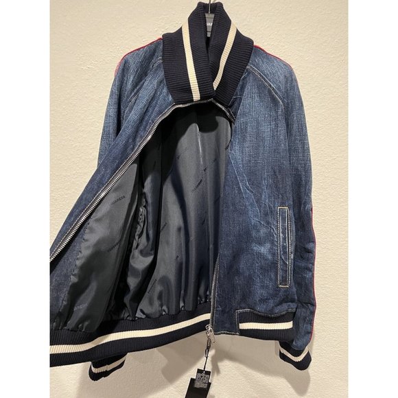 DSQUARED2 Mens Denim Jacket - Blue - IT 48/UK 38/FR 44/US 38 NWT S74AM1101S30309 - Picture 13 of 16